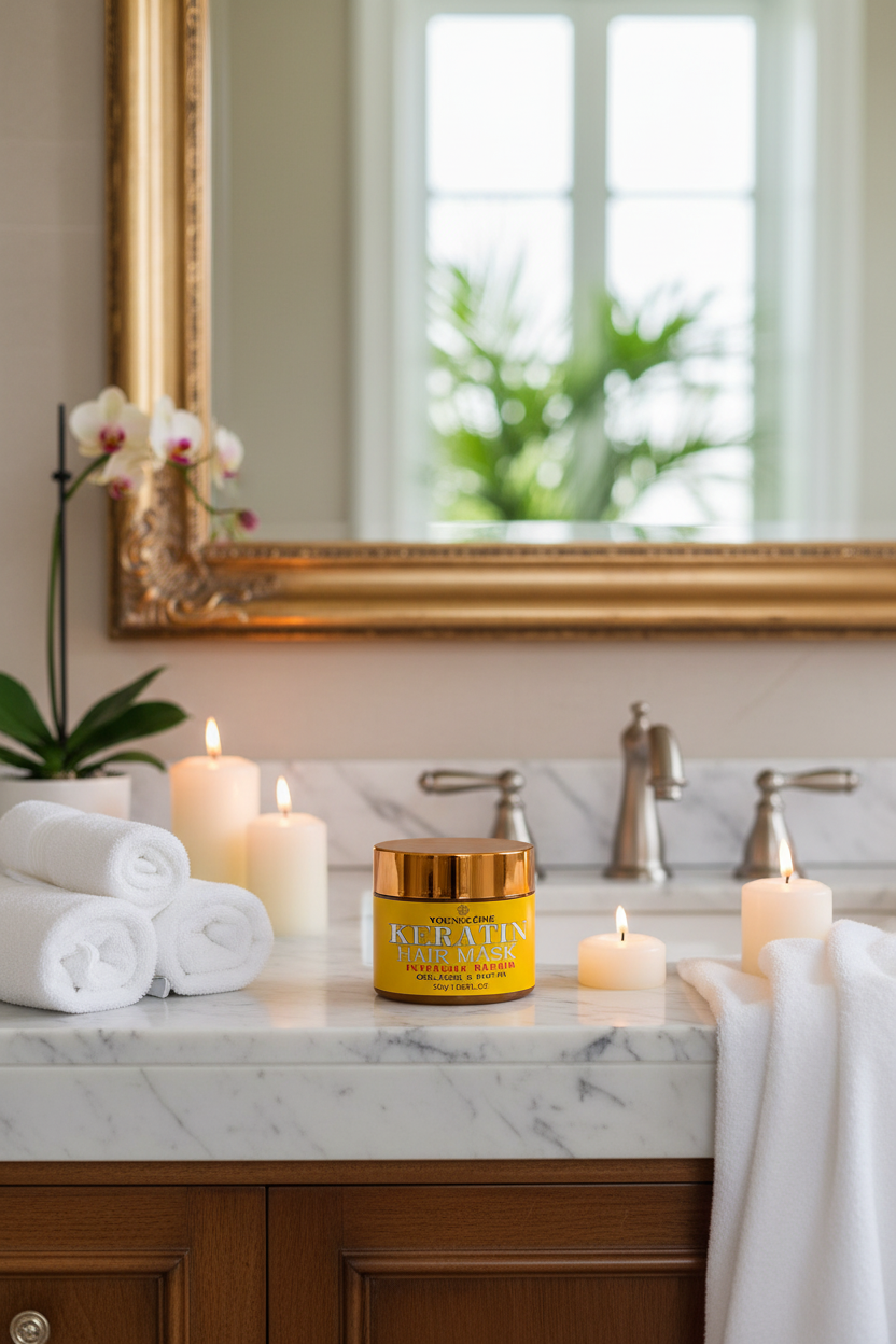 LuxeRevive™  4-in-1 Biotin & Keratin Total Recovery Mask