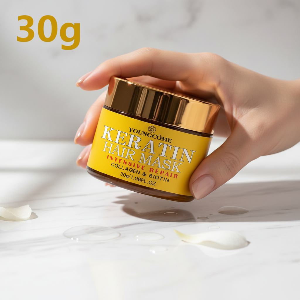 LuxeRevive™  4-in-1 Biotin & Keratin Total Recovery Mask