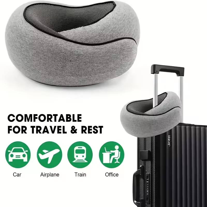 Memory Foam Travel Neck Pillow