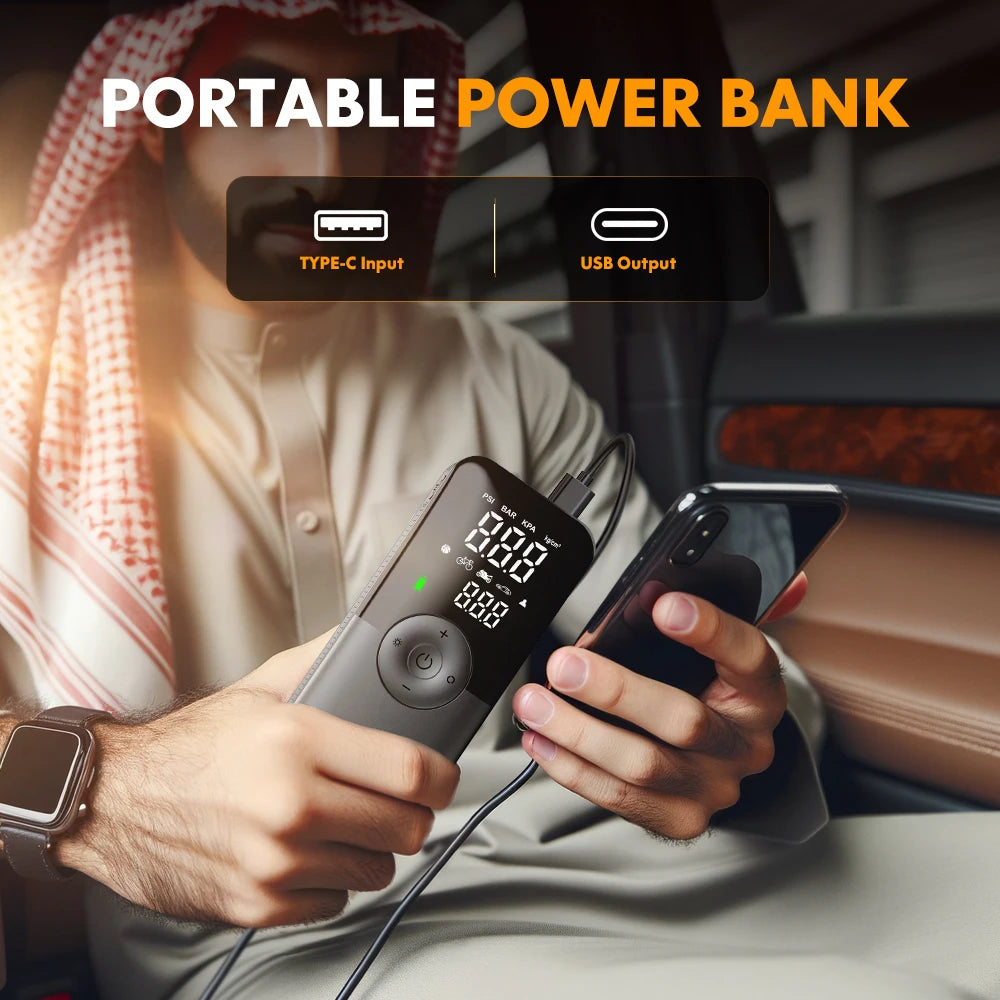 Portable Electric Tire Inflator