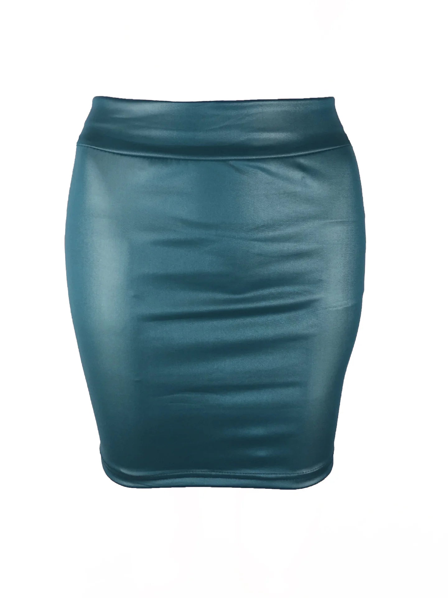 "ElegantCurve™ High-Waist Bodycon Mini Skirt – Chic Vintage Style for Office & Party"