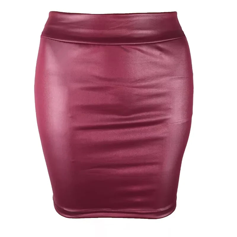 "ElegantCurve™ High-Waist Bodycon Mini Skirt – Chic Vintage Style for Office & Party"
