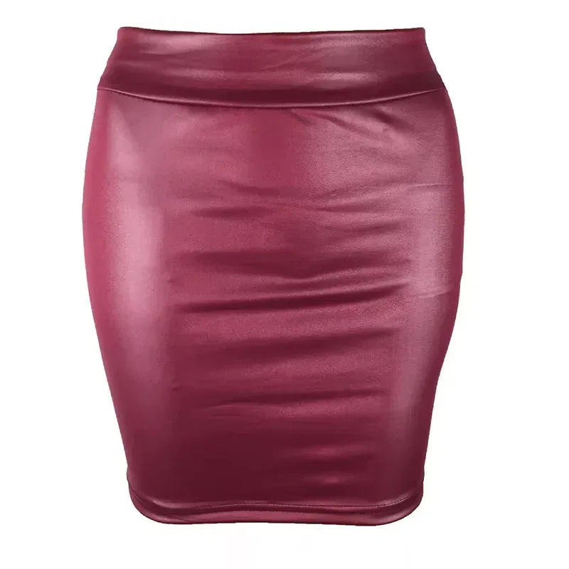 "ElegantCurve™ High-Waist Bodycon Mini Skirt – Chic Vintage Style for Office & Party" 