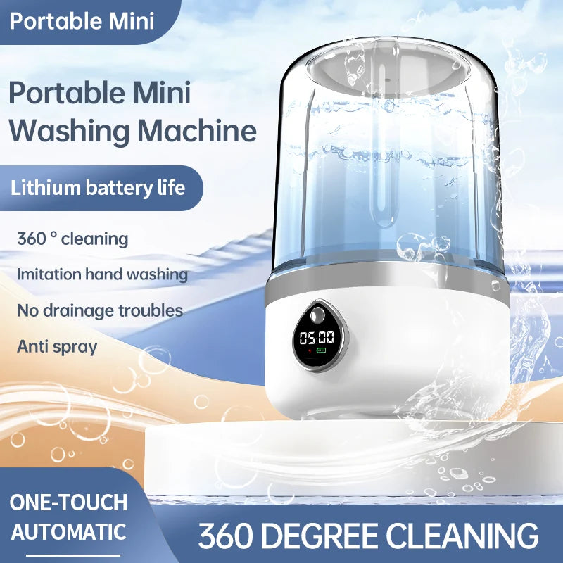 Mini Rechargeable Washing Machine