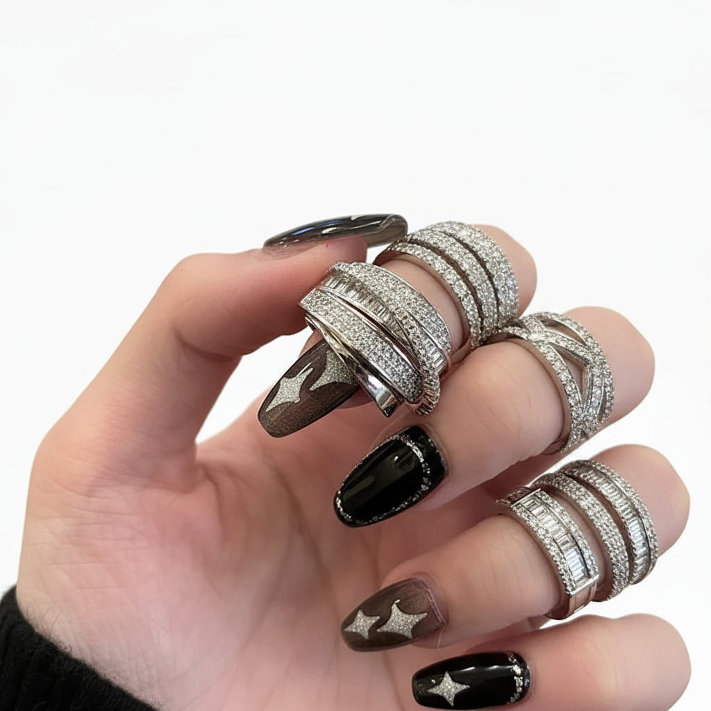 Sophisticate Open Inlay Ring