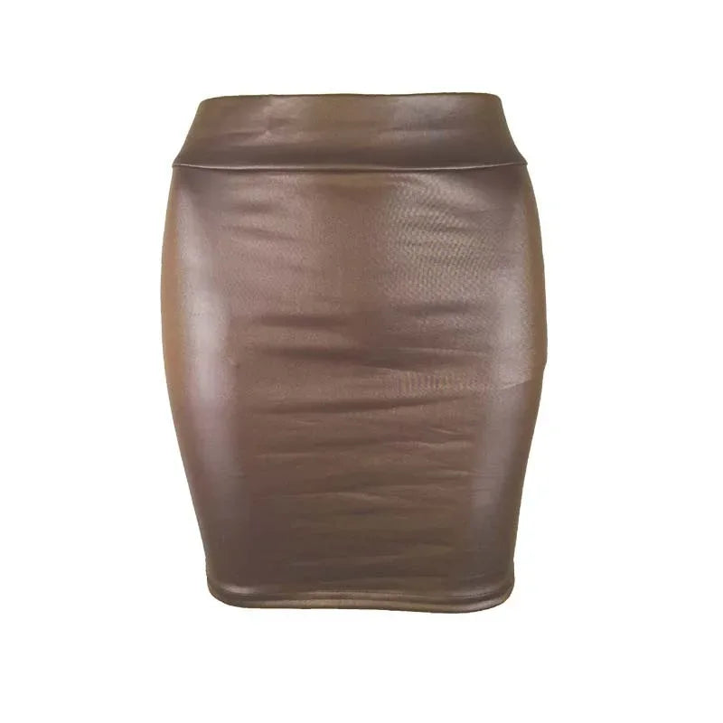 "ElegantCurve™ High-Waist Bodycon Mini Skirt – Chic Vintage Style for Office & Party" 