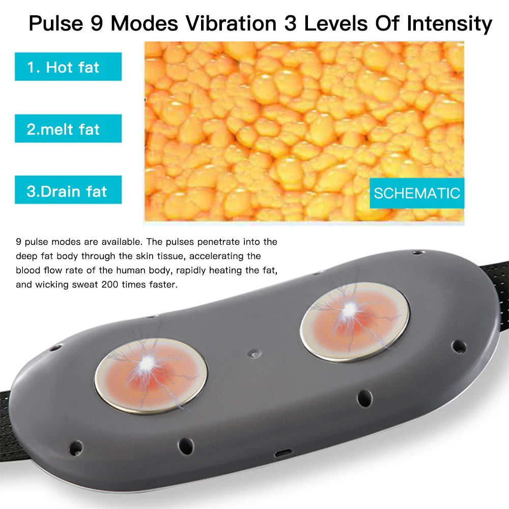 Electric Abdominal Slimming Massage Belt