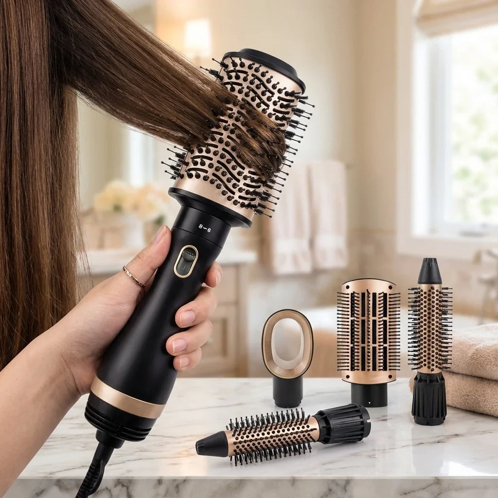 4-In-1 Hair Dryer Styling Brush