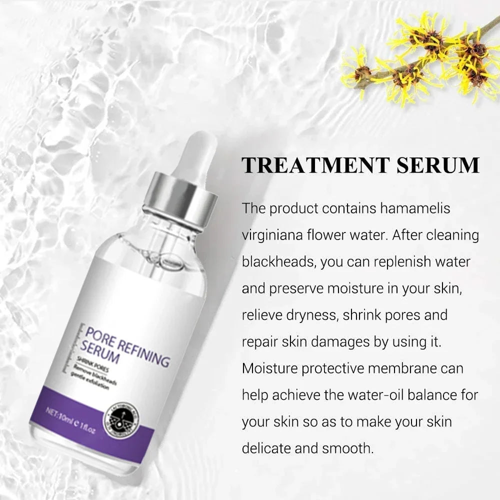 Pore refining facial serum with retinol and niacinamide for smooth skin
