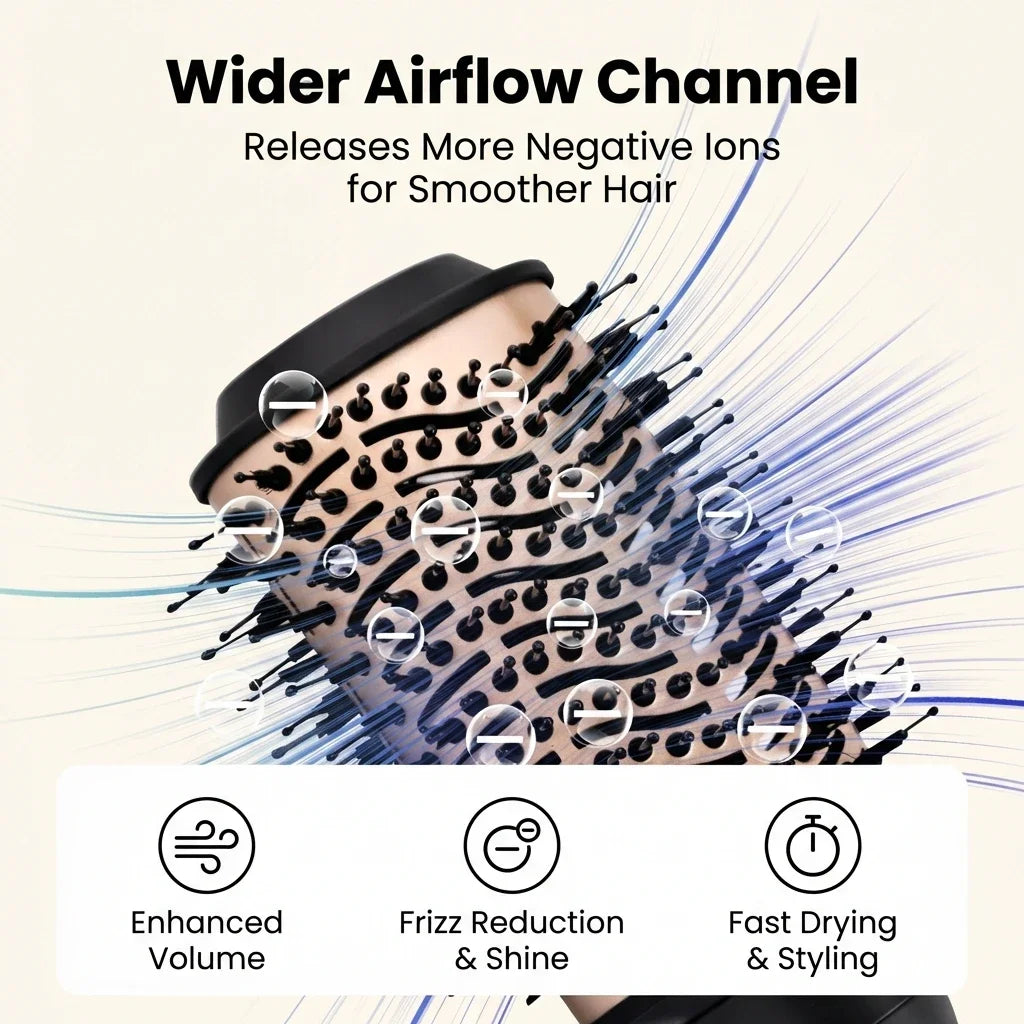 4-In-1 Hair Dryer Styling Brush