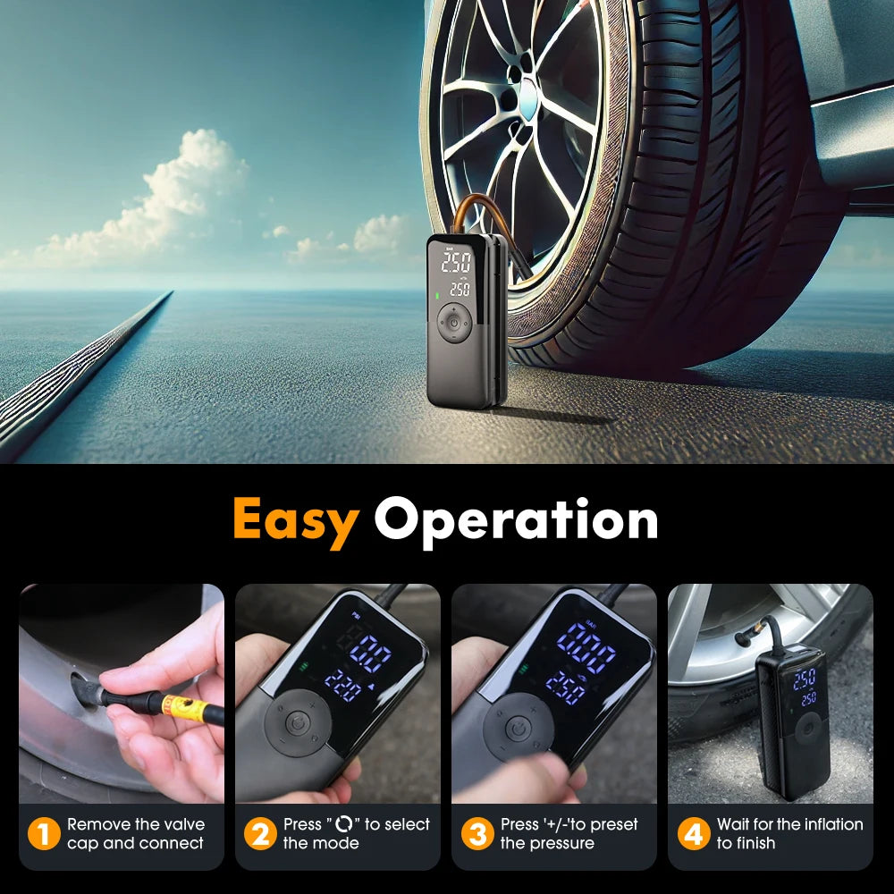 Portable Electric Tire Inflator