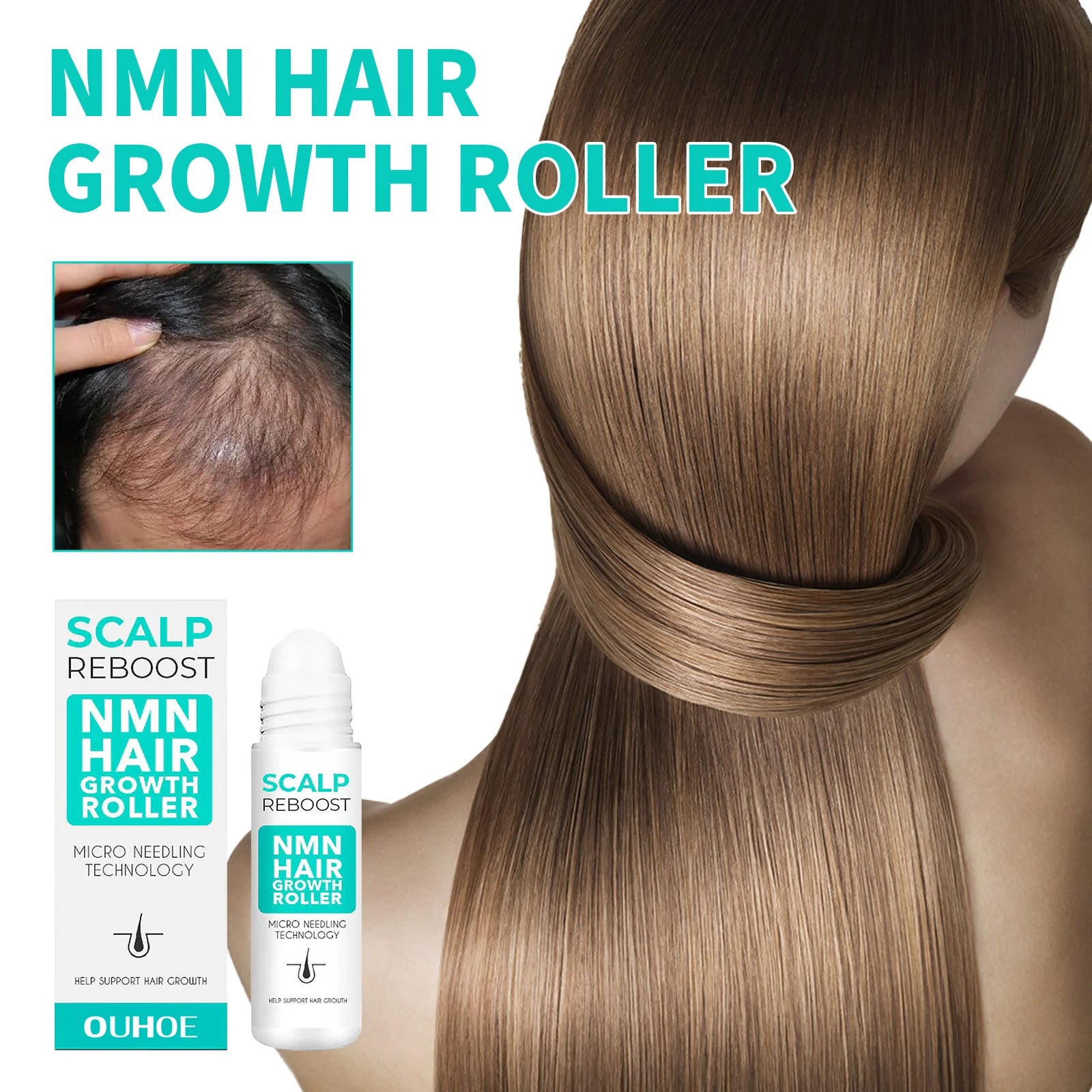 Hair Growth Serum Strengthening Roller