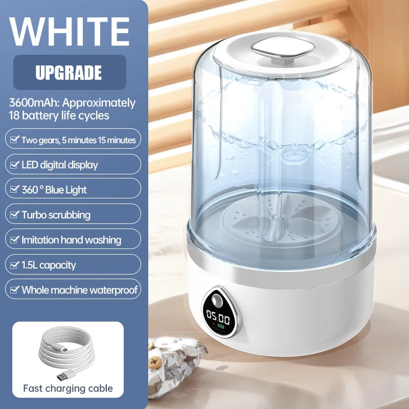 Mini Rechargeable Washing Machine
