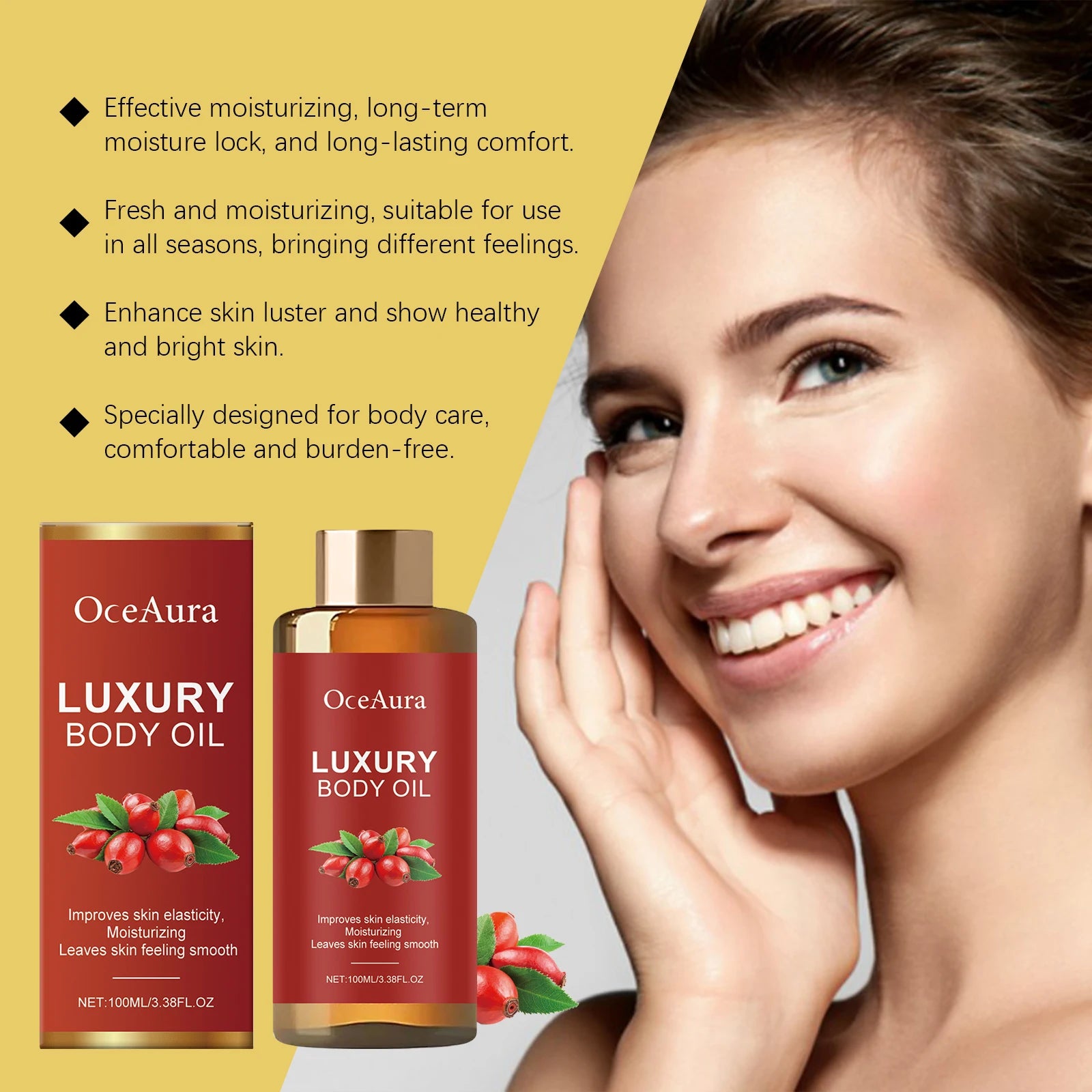 Rosehip Skin Tightening Body Oil