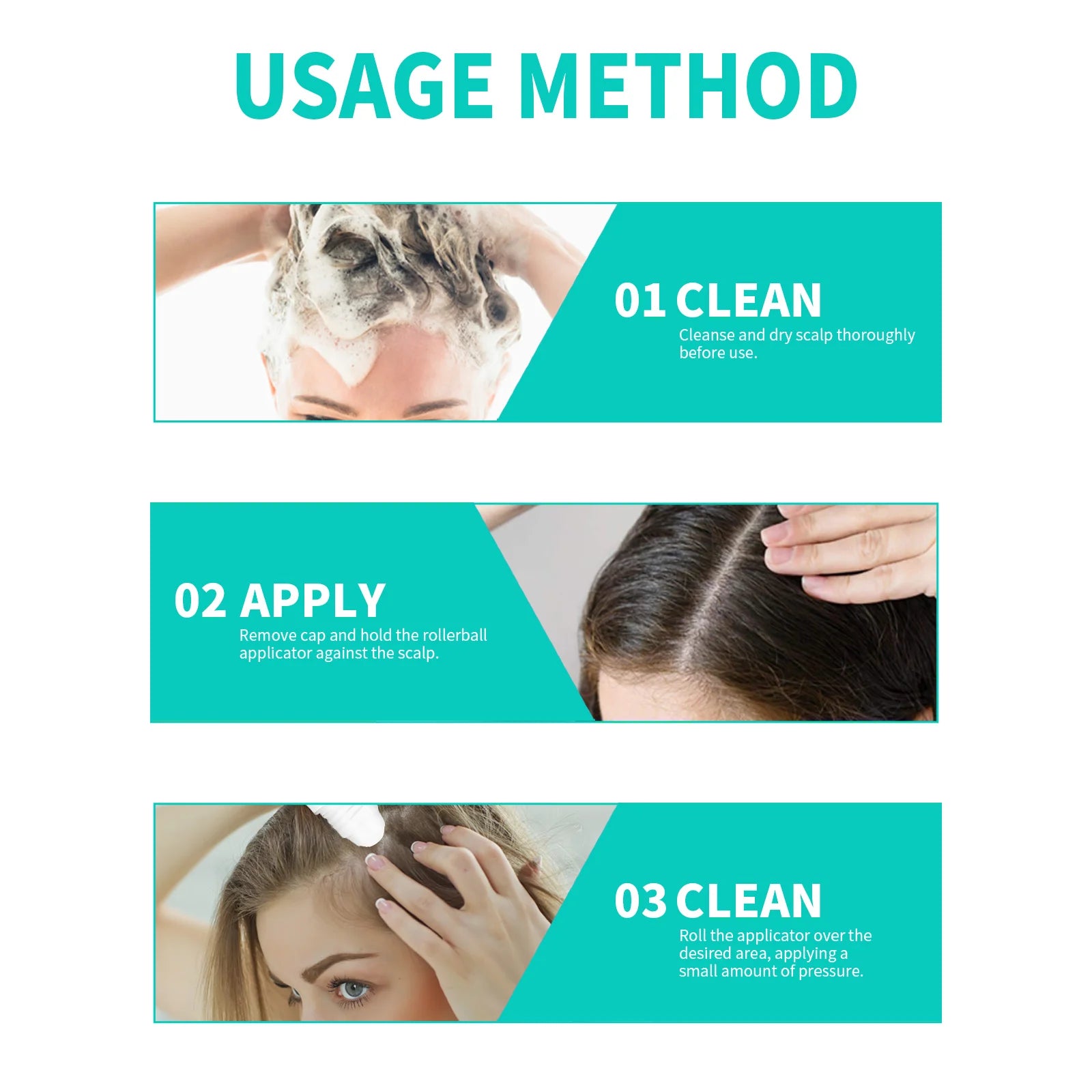 Hair Growth Serum Strengthening Roller