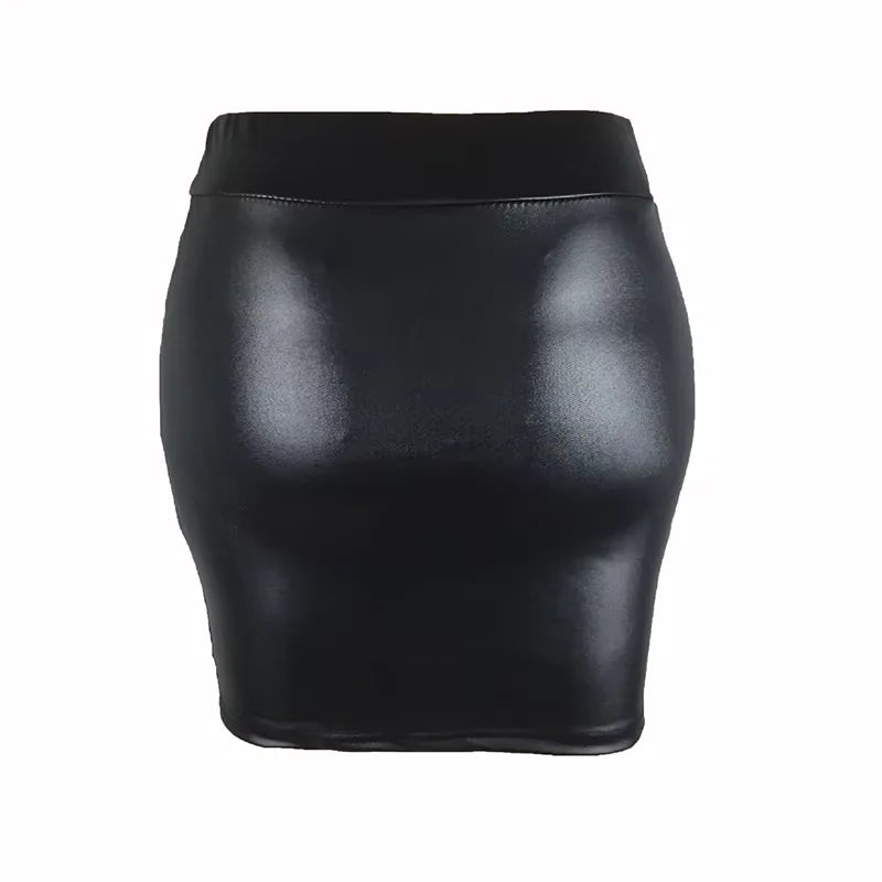 "ElegantCurve™ High-Waist Bodycon Mini Skirt – Chic Vintage Style for Office & Party"