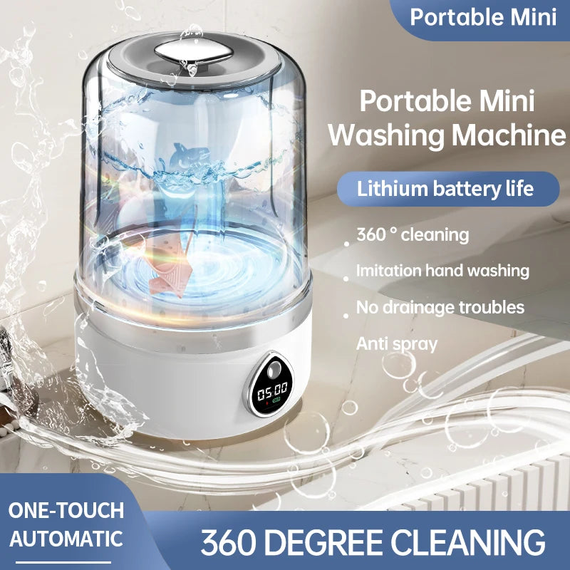 Mini Rechargeable Washing Machine