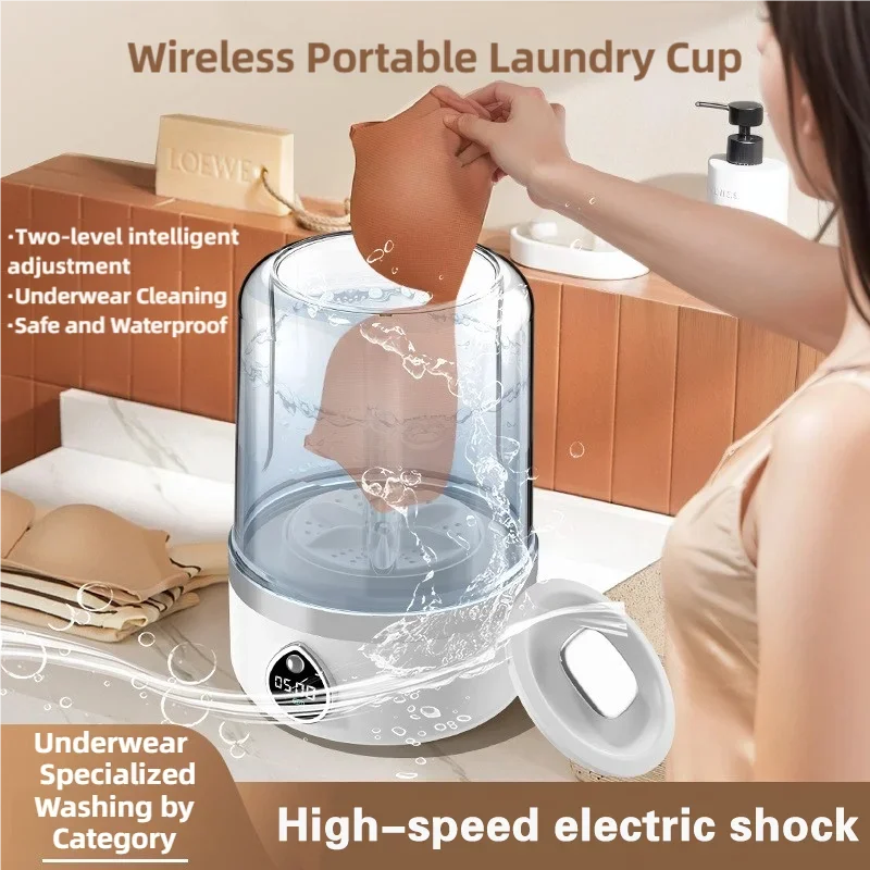 Mini Rechargeable Washing Machine