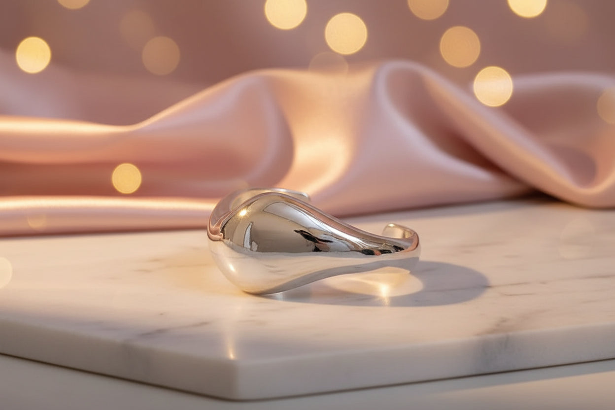 Infinity bracelet elegant jewelry accessory detail"