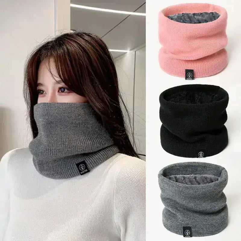Women's Knitted Winter Scarf - Warm Cashmere-Like Infinity Scarf for Men & Women