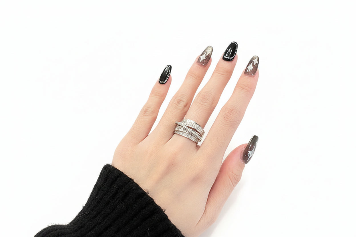 Sophisticate Open Inlay Ring