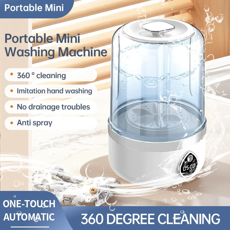 Mini Rechargeable Washing Machine