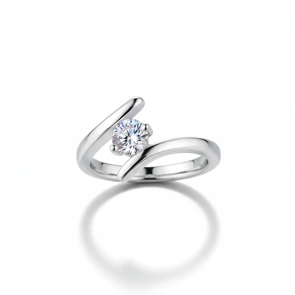 Elegant S925 Silver Wedding Ring
